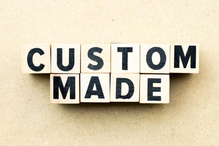letters in block custom made